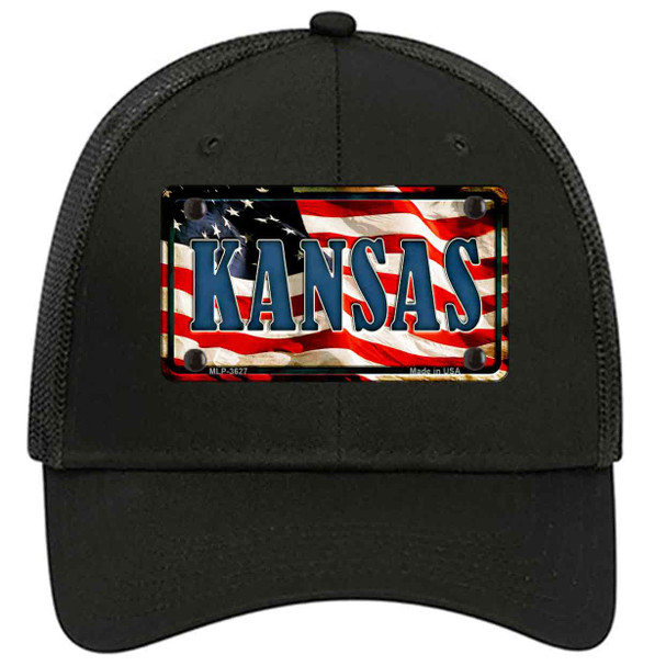 Kansas USA Novelty License Plate Hat