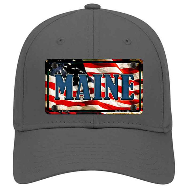 Maine USA Novelty License Plate Hat