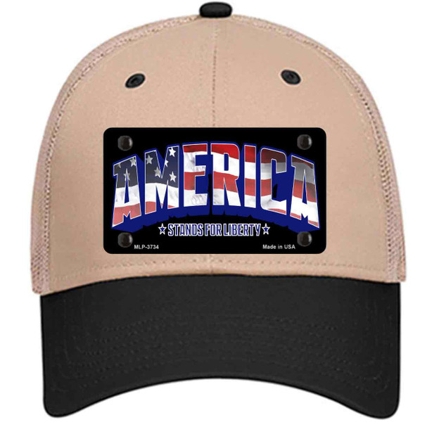 America Novelty License Plate Hat
