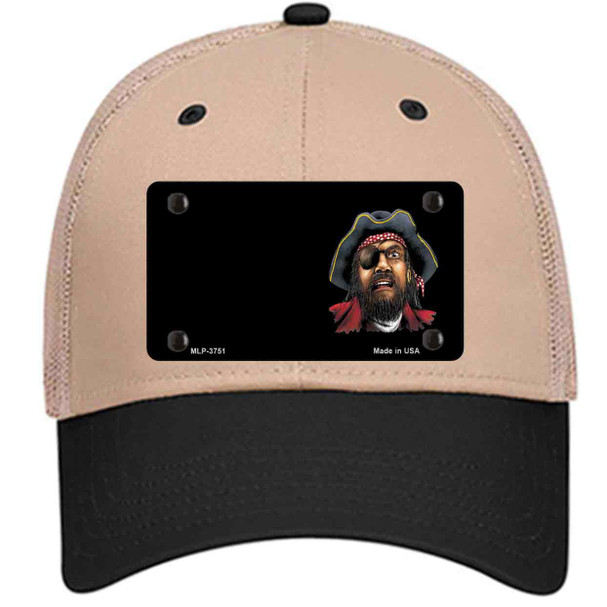 Pirate Offset Novelty License Plate Hat