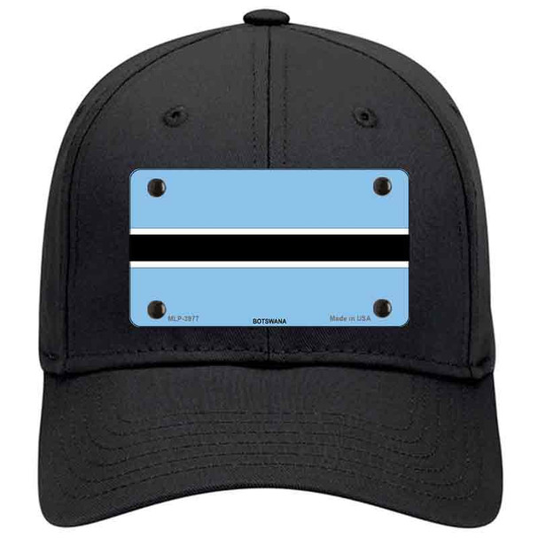 Botswana Flag Novelty License Plate Hat