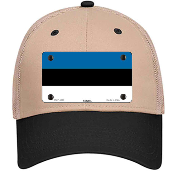 Estonia Flag Novelty License Plate Hat