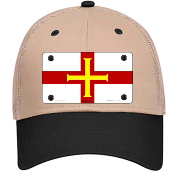 Guernsey Flag Novelty License Plate Hat