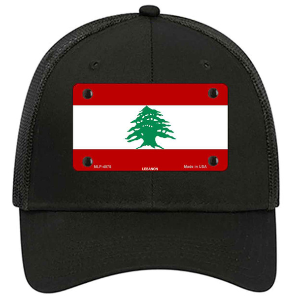 Lebanon Flag Novelty License Plate Hat
