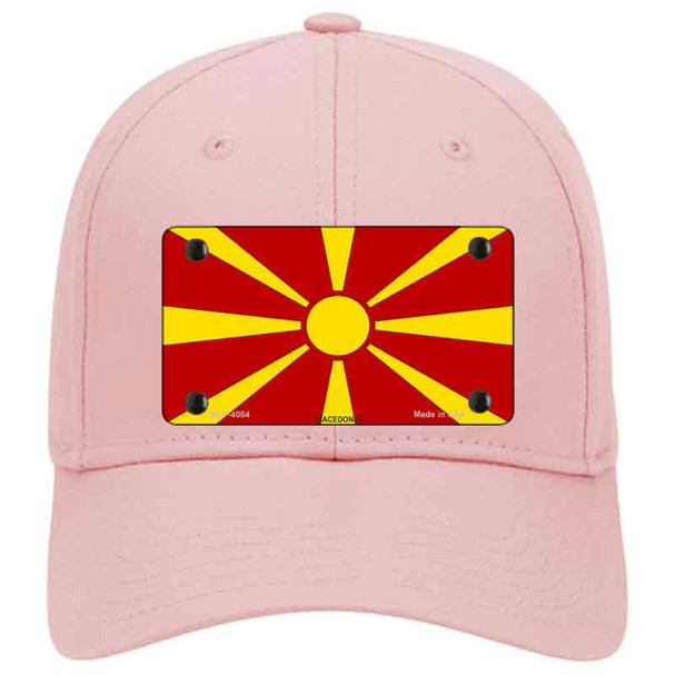 Macedonia Flag Novelty License Plate Hat