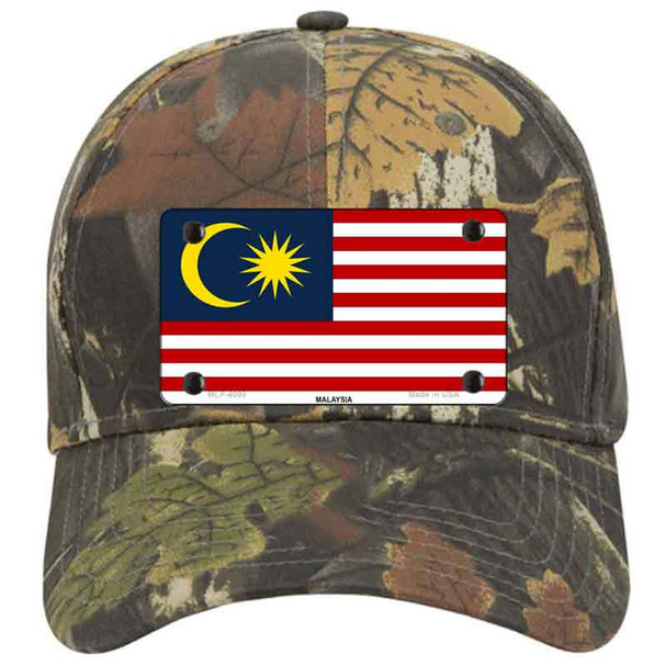 Malaysia Flag Novelty License Plate Hat