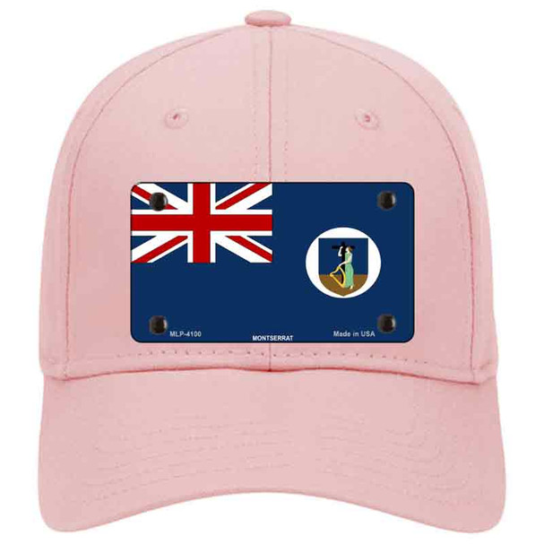 Montserrat Flag Novelty License Plate Hat