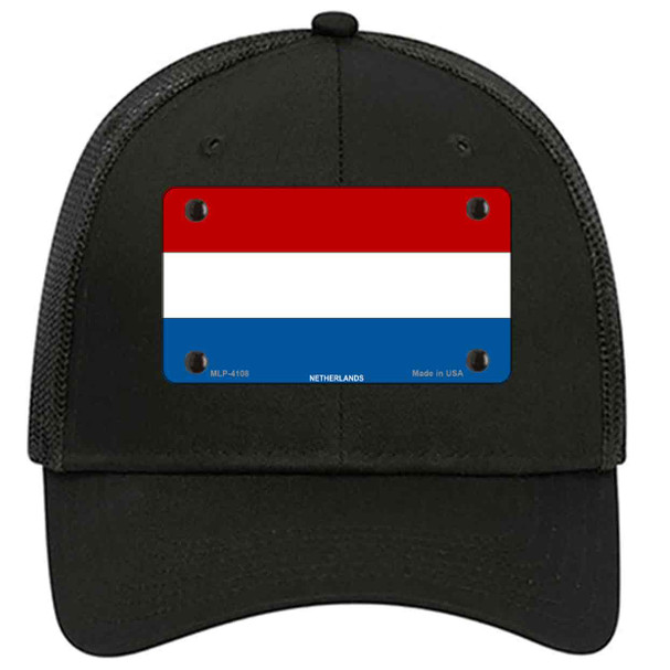 Netherlands Flag Novelty License Plate Hat