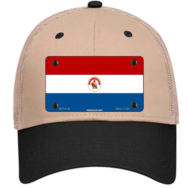 Paraguay-REV Flag Novelty License Plate Hat