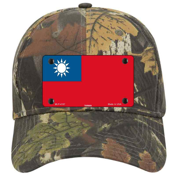 Taiwan Flag Novelty License Plate Hat