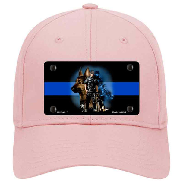 Thin Blue Line Police K-9 Novelty License Plate Hat