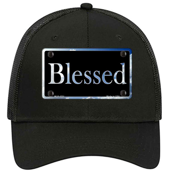 Blessed Blue Sky Cloud Novelty License Plate Hat