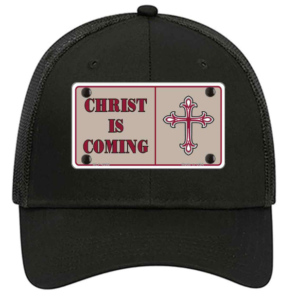 Christ Is Coming Novelty License Plate Hat