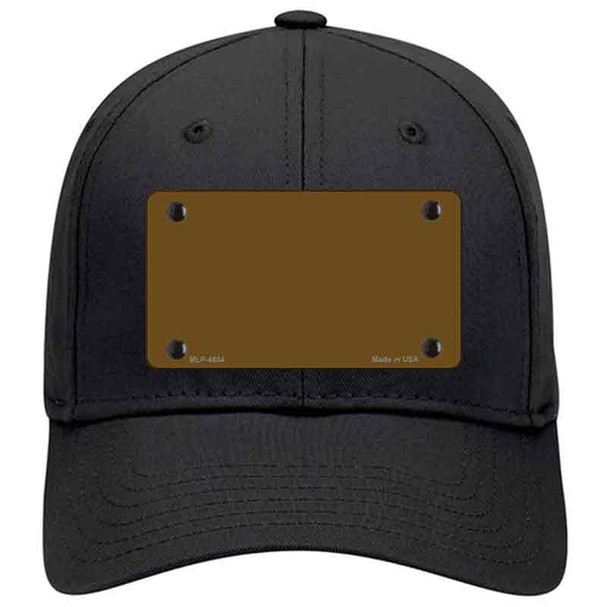 Brown Solid Novelty License Plate Hat
