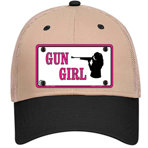 Gun Girl Novelty License Plate Hat