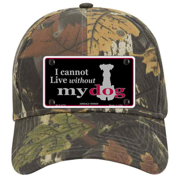 Airedale Terrier Novelty License Plate Hat