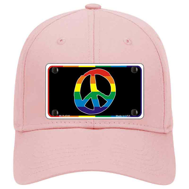 Peace Sign Novelty License Plate Hat