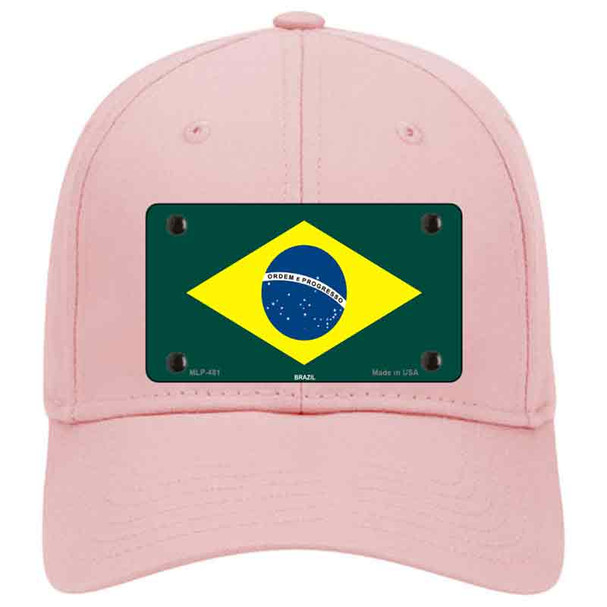 Brazil Flag Novelty License Plate Hat