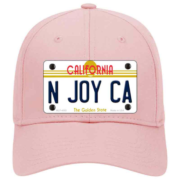 N Joy Ca California Novelty License Plate Hat