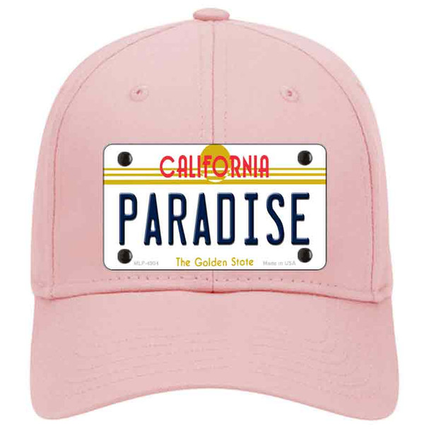 Paradise California Novelty License Plate Hat