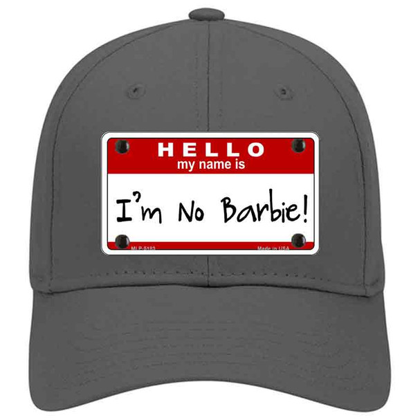 Im No Barbie Novelty License Plate Hat