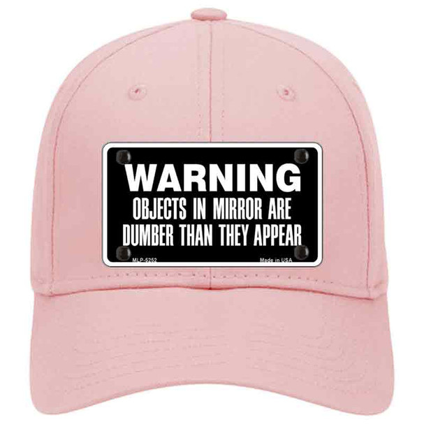Objects In Mirror Novelty License Plate Hat