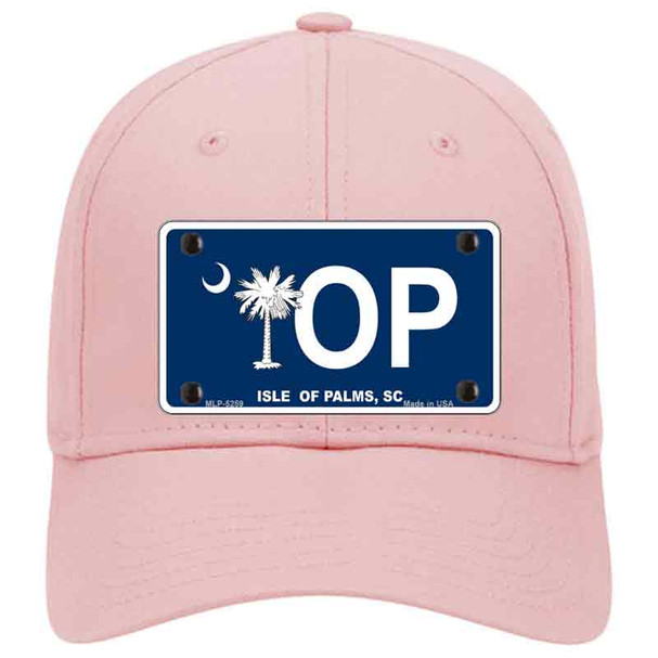 IOP Isle of Palms Blue Novelty License Plate Hat