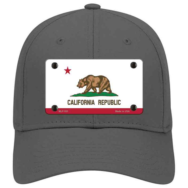 California State Flag Novelty License Plate Hat