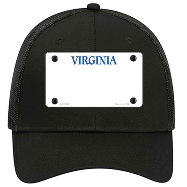 Virginia Old Dominion Blank Novelty License Plate Hat