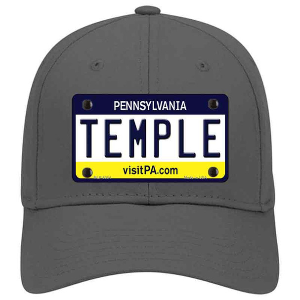Temple Pennsylvania State Novelty License Plate Hat