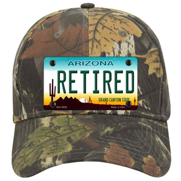 Arizona Retired Novelty License Plate Hat