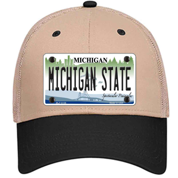 Michigan State Novelty License Plate Hat