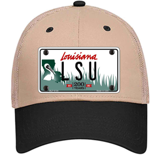 LSU Louisiana Novelty License Plate Hat