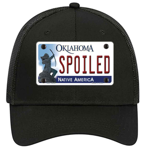 Spoiled Oklahoma Novelty License Plate Hat