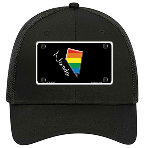 Nevada Rainbow Novelty License Plate Hat