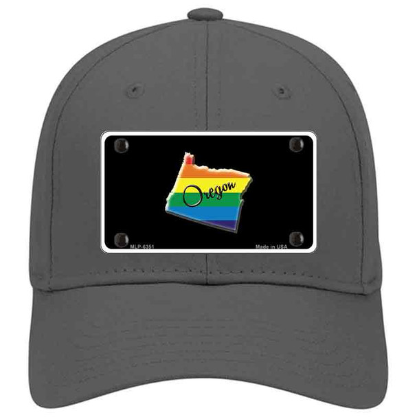Oregon Rainbow Novelty License Plate Hat