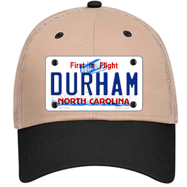 Durham North Carolina Novelty License Plate Hat