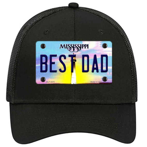 Best Dad Mississippi Novelty License Plate Hat