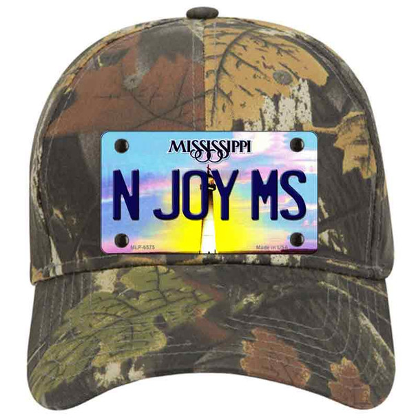 N Joy Mississippi Novelty License Plate Hat
