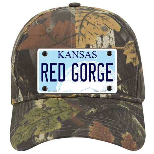 Red Gorge Kansas Novelty License Plate Hat