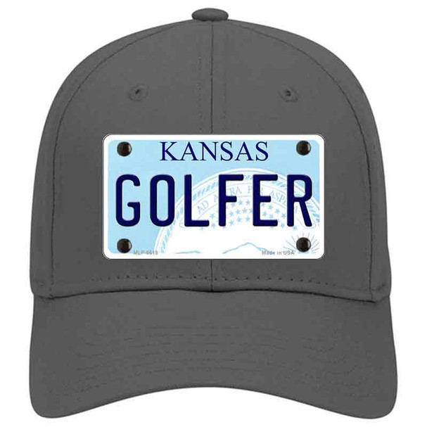 Golfer Kansas Novelty License Plate Hat