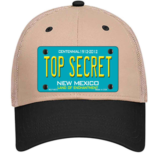 Top Secret New Mexico Novelty License Plate Hat