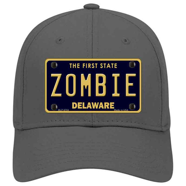 Zombie Delaware Novelty License Plate Hat