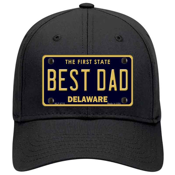 Best Dad Delaware Novelty License Plate Hat