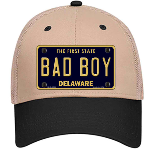 Bad Boy Delaware Novelty License Plate Hat