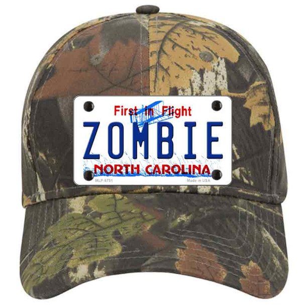 Zombie North Carolina Novelty License Plate Hat