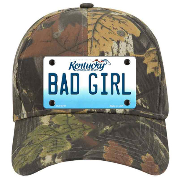 Bad Girl Kentucky Novelty License Plate Hat