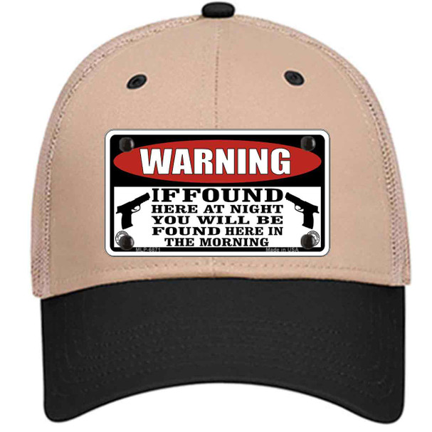 Warning If Found Novelty License Plate Hat