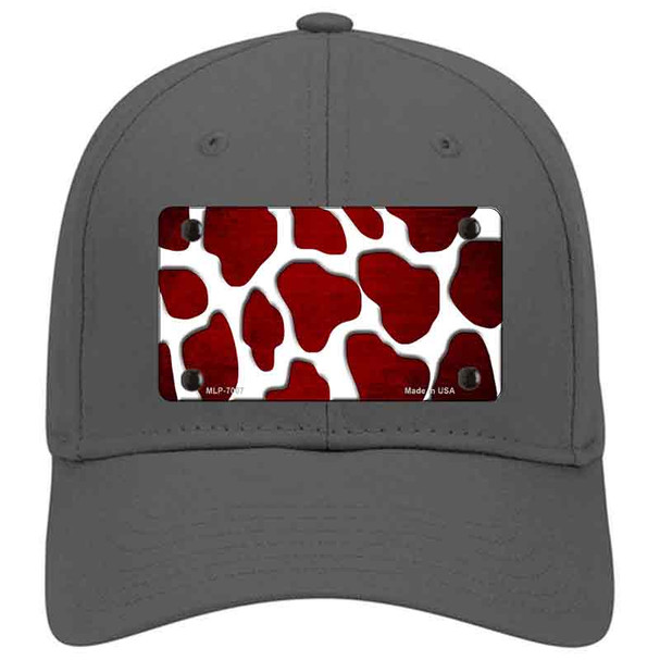 Red White Giraffe Oil Rubbed Novelty License Plate Hat