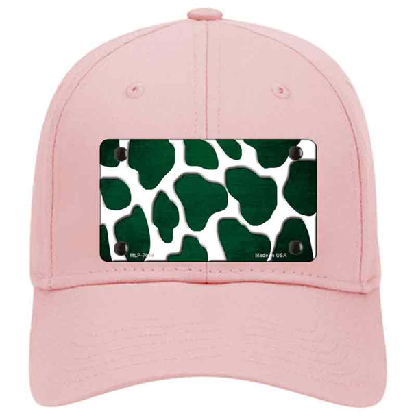 Green White Giraffe Oil Rubbed Novelty License Plate Hat